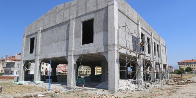 Pazaryeri Ve Düğün Salonu Yapımında Sona Geliniyor