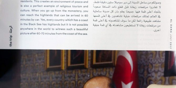 Katar Havayolları Dergisi’nde Trabzon’u Anlattı