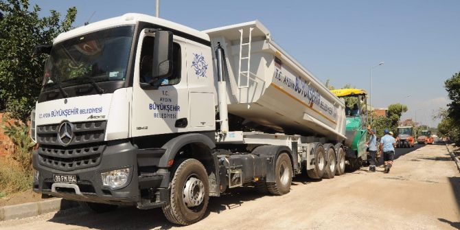 Büyükşehir Çalışmalarına Germencik’te Yoğun Bir Şekilde Devam Ediyor