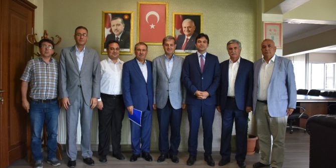 Kaymakam Ve Başkanlardan Başkan Avcu’ya Ziyaret