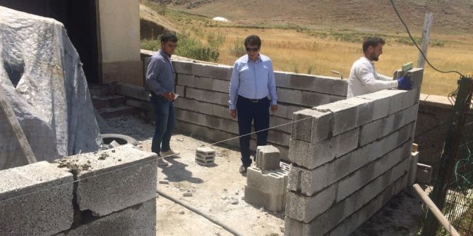 Çaldıran Belediyesinden Okul Bakımı