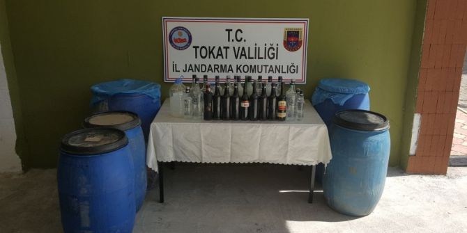 Tokat’ta Sahte Rakı Operasyonu