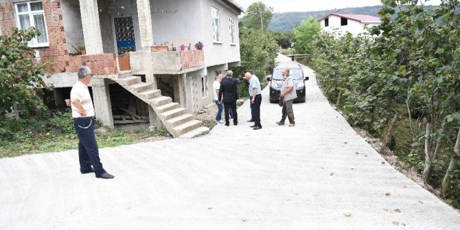 Altınordu’da Beton Yol Seferberliği