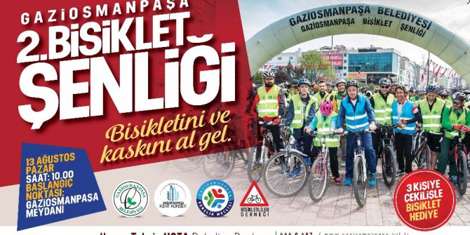 Gaziosmanpaşa 2. Bisiklet Şenliği Başlıyor