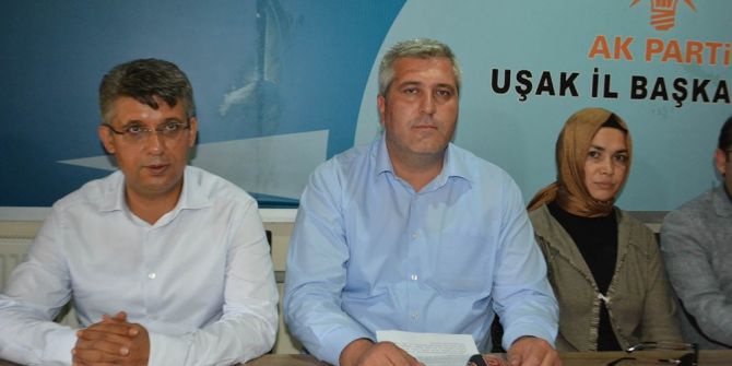 Ak Parti Uşak İl Başkanı Servet Kuş, İl Kongresinde Aday Olmayacak