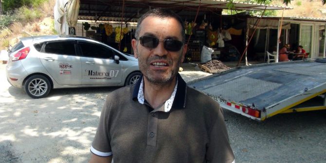 Muz Almak İsterken Aracından Oluyordu