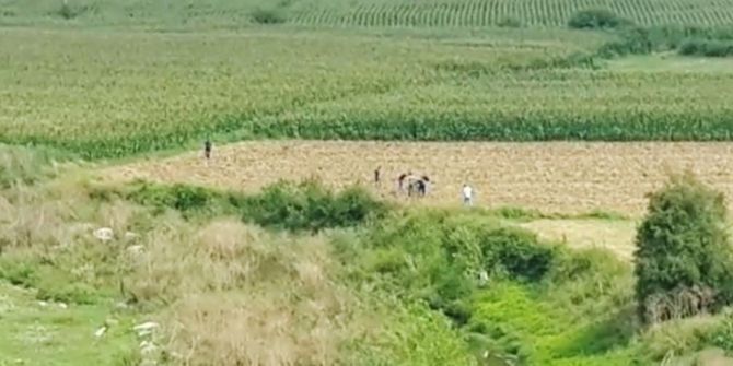 Evladını Öldüren Babanın Yakalanma Anı Kameralarda