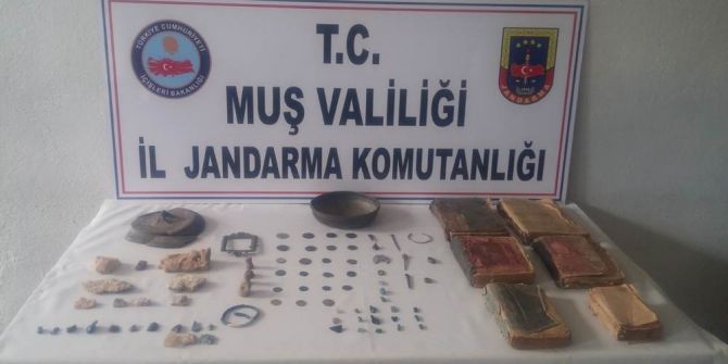 Muş’ta Tarihi Eser Operasyonu