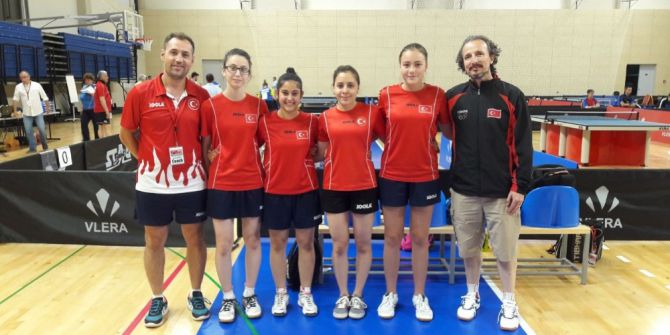 Masa Tenisi’nde U21 Balkan Şampiyonuyuz