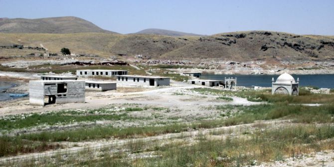 Kayseri’de Sular Altında Kalan Köy Gün Yüzüne Çıktı