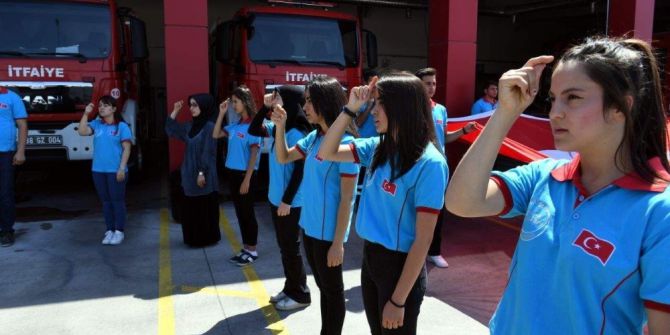 İtfaiye Gönüllülerinden Kayseri Organize Sanayi Bölgesi’ne Anlamlı Ziyaret