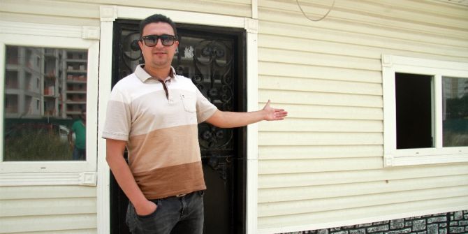 Vinçle Evi Çalınan Adam Şokta