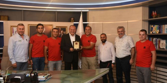 Düsof’dan Başkan Keleş’e Teşekkür Ziyareti