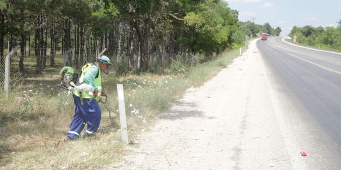 Odunpazarı’nda Yol Kenarları Ve Mesire Alanları Temizleniyor
