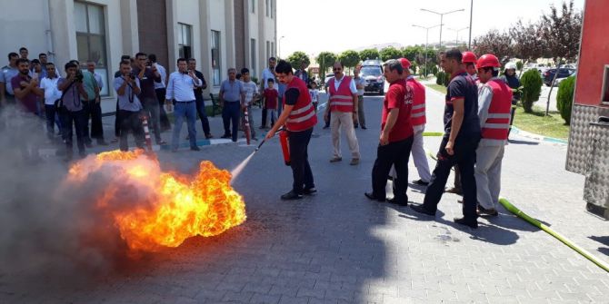 Besni Devlet Hastanesindeki Tatbikat Gerçeği Aratmadı