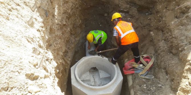 Köprübaşı Kent Meydanı İçin Altyapı Çalışmaları Başladı