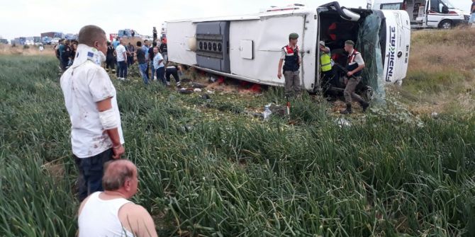 Amasya’da otobüs kazası: ölü ve yaralılar var