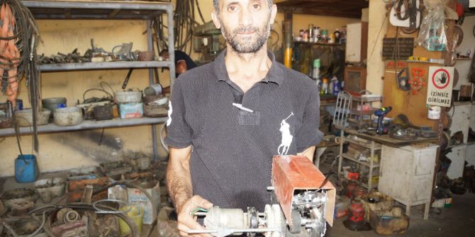 Aydınlı mucit, balatasız fren sistemi yaptı