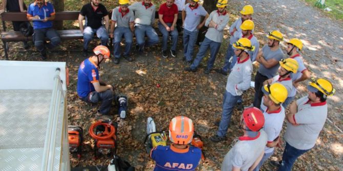 AFAD, Toyota Boshoku AKT Ekibine ‘Arama Kurtarma’ eğitimleri verdi