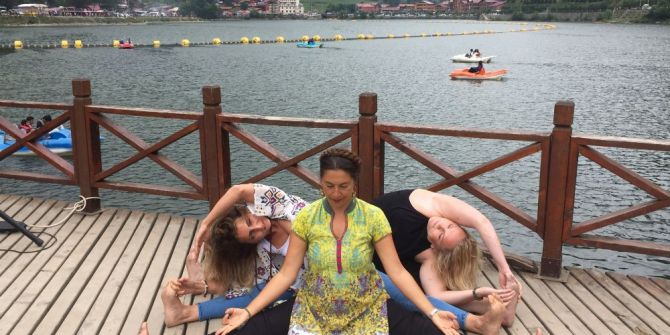 Uzungöl’de yogayı tanıttılar