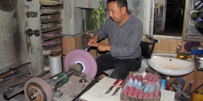 Bıçakçıların Kurban Bayramı mesaisi başladı