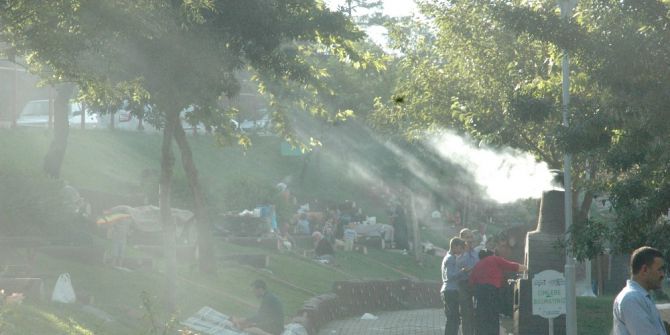 Yangın değil piknik ateşi