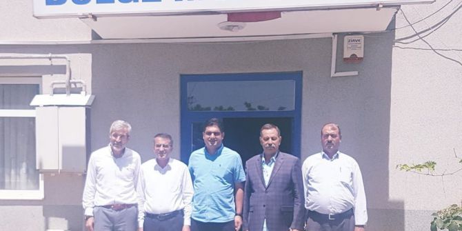 Kurukcu’dan OSB Başkanı Aslan’a ziyaret