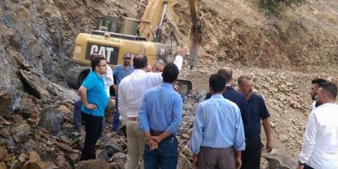 Kartal yuvasına yol yapılıyor