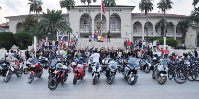 Motorculardan sessiz protesto