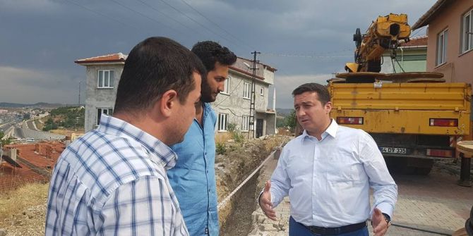 Başkan Bakıcı, devam eden çalışmaları inceledi