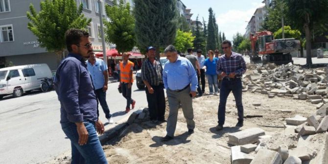 Başkan Özgüven çalışmaları inceledi