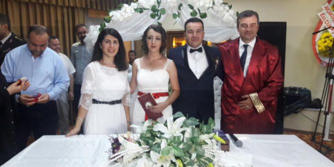 Cerablus şehidinin kız kardeşi dünyaevine girdi