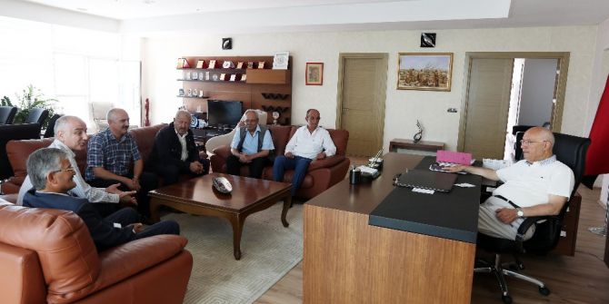 Hemşehri derneklerinden Başkan Yaşar’a ziyaret