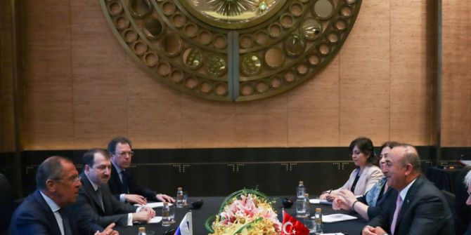 Dışişleri Bakanı Çavuşoğlu, Rus mevkidaşı ile görüştü