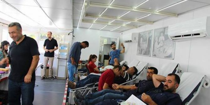 Hani’de kan bağışına yoğun ilgi