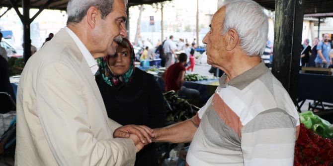 Demirkol pazar esnafı ve vatandaşlarla bir araya geldi