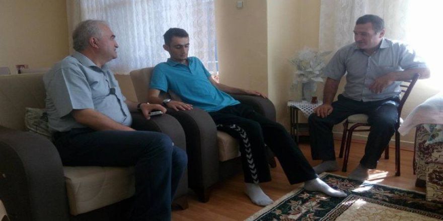 Başkan Taş’tan Gazi Uzman Çavuşa Ziyaret