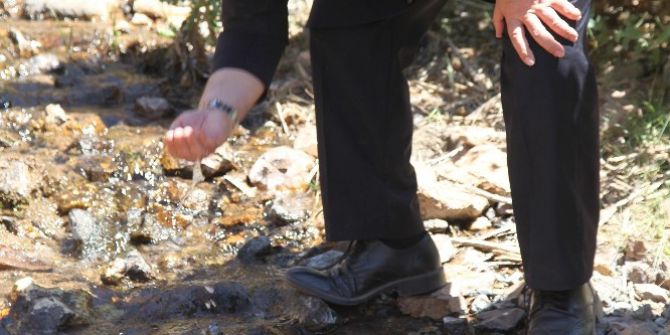 Bakan Yılmaz, Kızılırmak’ın doğduğu köye gitti