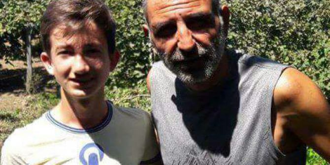 “Memati” fındık bahçesine bakım yapmak için Sakarya’da