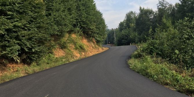 Hendek Dikmen Mahallesi, 20 bin ton sıcak asfalt ile buluştu