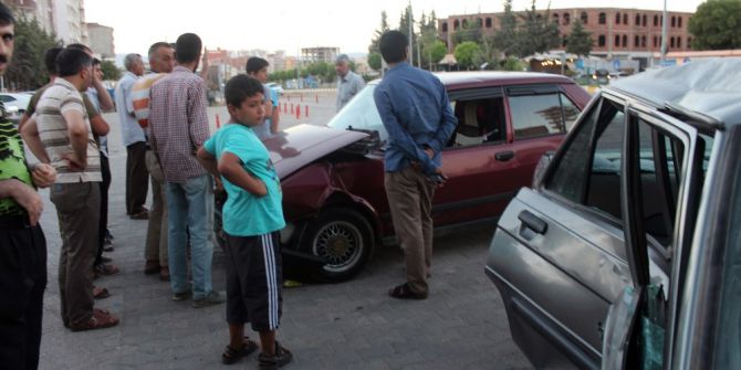 Adıyaman’da iki otomobil çarpıştı: 4 yaralı