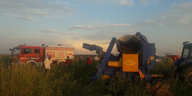 Patoz makinesinin içine düşen işçi hayatını kaybetti