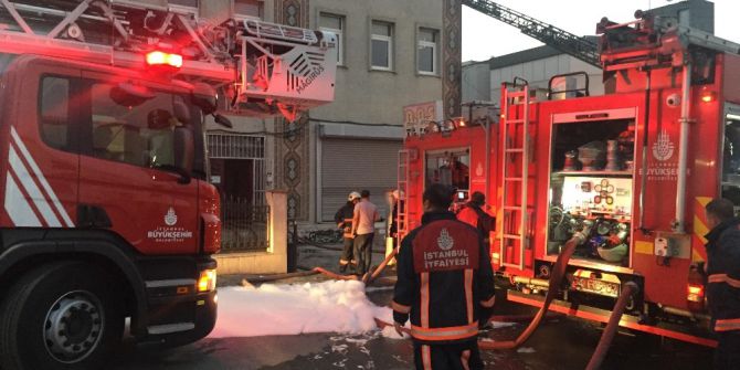 Esenyurt’ta fabrika yangını