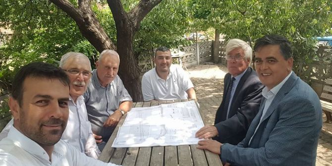 Başkan Yalçın ve Muhtar Palabıyık bir araya geldi