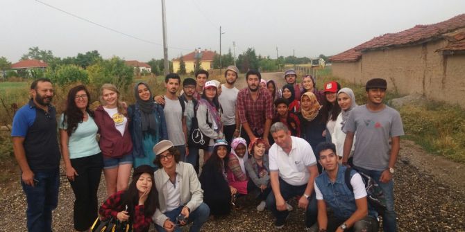Yabancı öğrenciler köy yaşamını gördü