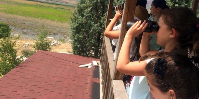 Kuş cennetinde kuşları izlediler