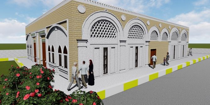 Körfez Kent Mezarlığı’na yeni hizmet binası inşa ediliyor