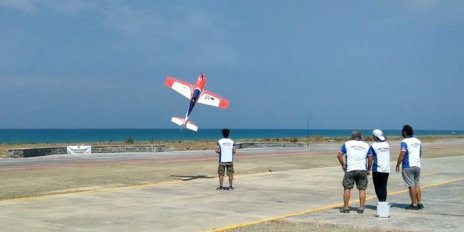 Samsun’da model uçak yarışması