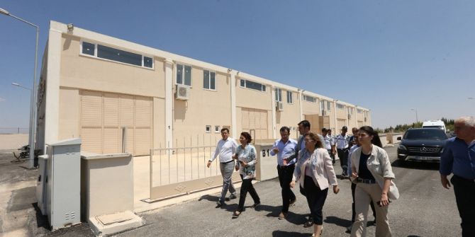 Büyükşehir mermercilere yeni site yaptı