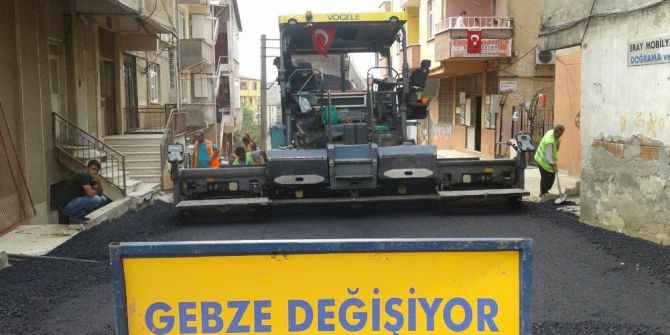 Gebze sokaklarında bakım çalışmaları sürüyor